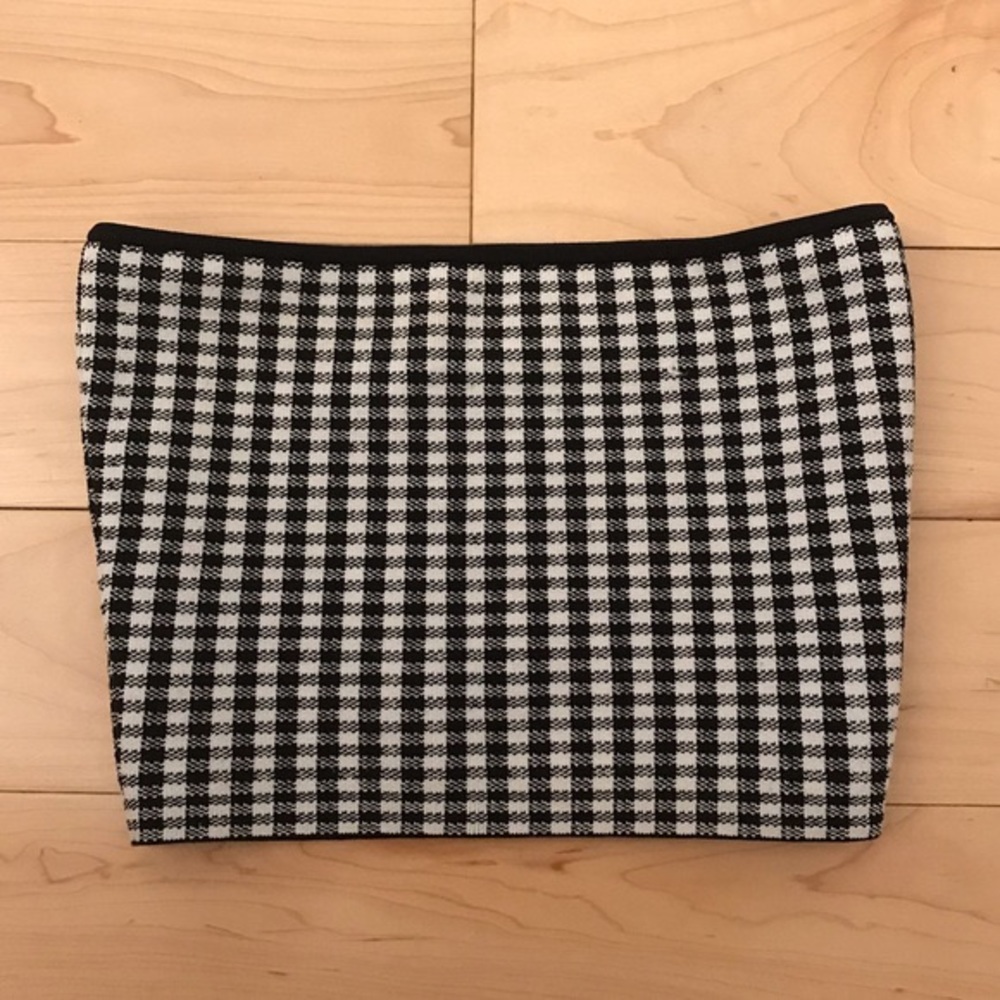 Aritzia Babaton Plaid Gingham Tube Top